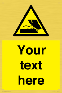 Custom Warning submerged objects in watercraft areas